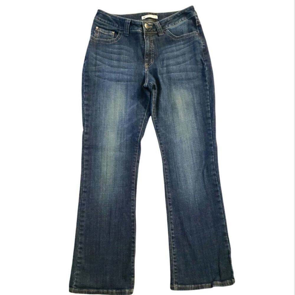 Lee Slender Secret Low Waist Jeans Size 13 Embroidered Beaded Pockets 30 x 29‎